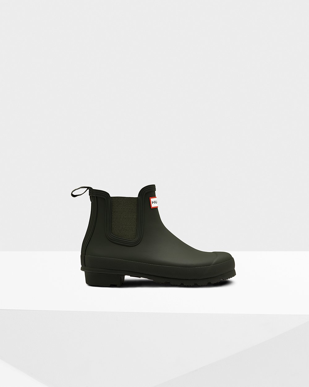 Chelsea Boots Dam - Hunter Original - Mörk Olivgröna - 782415-EHV